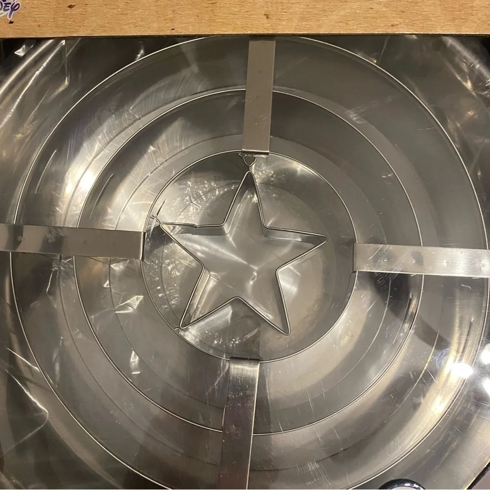 Disney Marvel Captain America Cake Pan Set NEW Metal